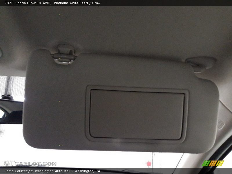Platinum White Pearl / Gray 2020 Honda HR-V LX AWD