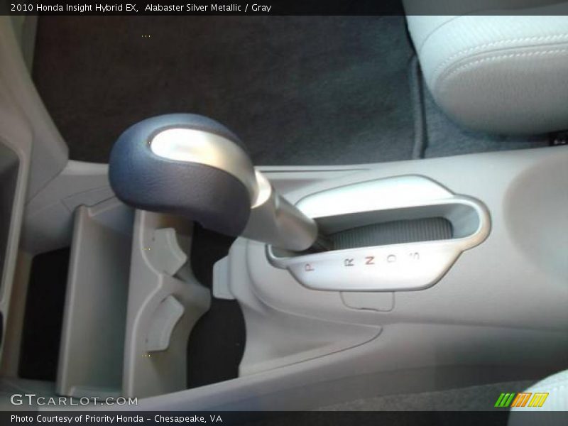 Alabaster Silver Metallic / Gray 2010 Honda Insight Hybrid EX