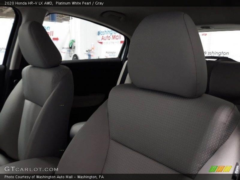 Platinum White Pearl / Gray 2020 Honda HR-V LX AWD