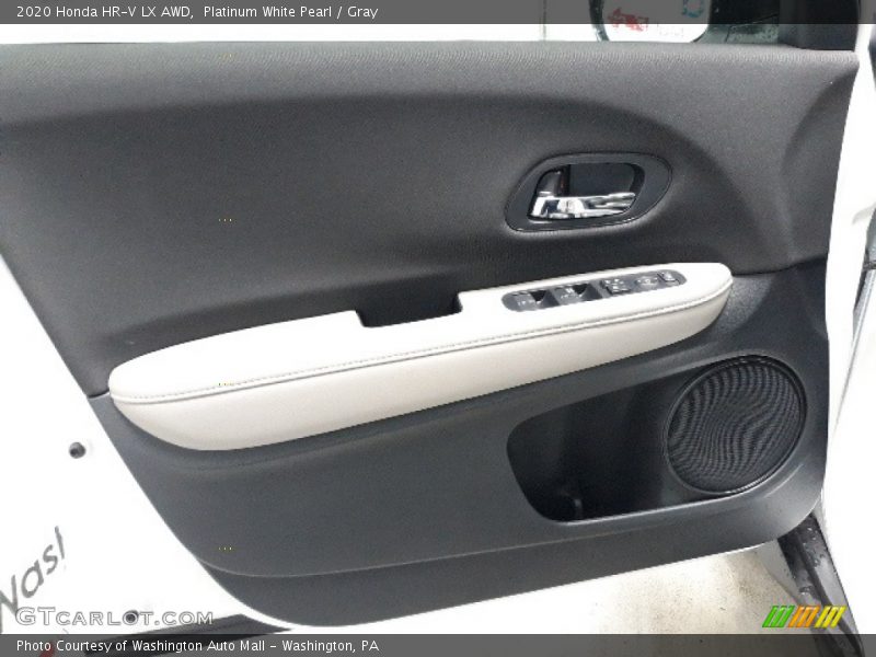 Platinum White Pearl / Gray 2020 Honda HR-V LX AWD