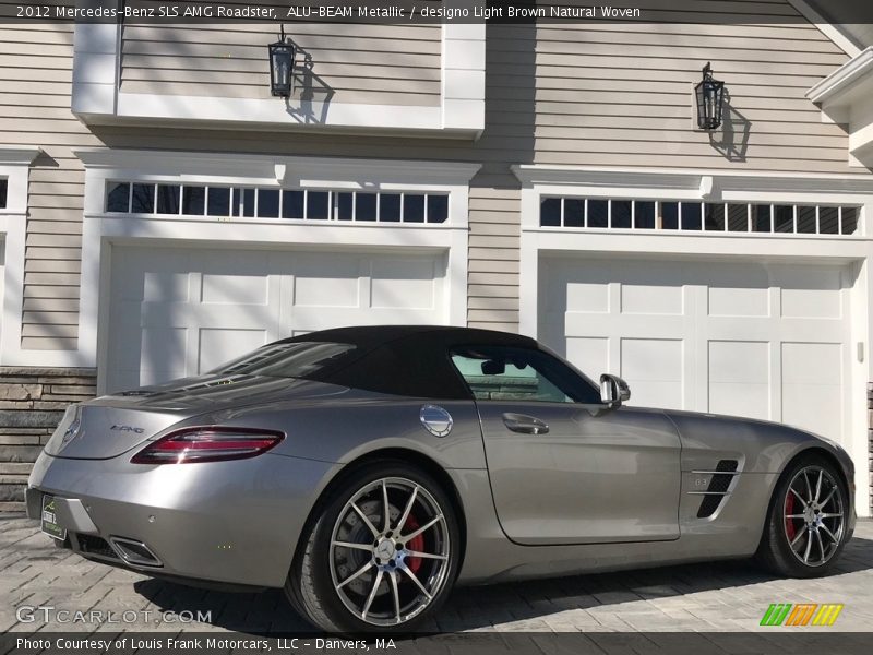 ALU-BEAM Metallic / designo Light Brown Natural Woven 2012 Mercedes-Benz SLS AMG Roadster