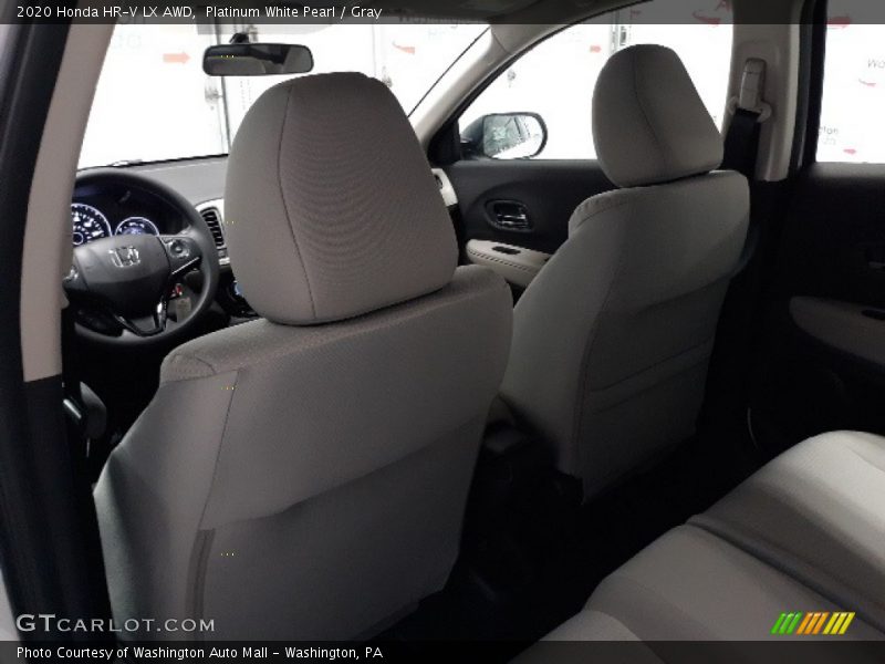 Platinum White Pearl / Gray 2020 Honda HR-V LX AWD