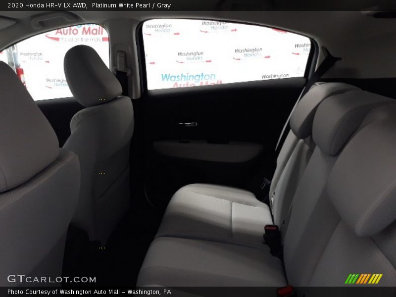 Platinum White Pearl / Gray 2020 Honda HR-V LX AWD