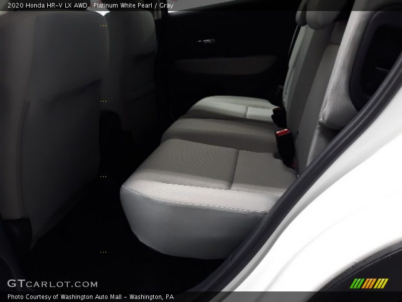 Platinum White Pearl / Gray 2020 Honda HR-V LX AWD