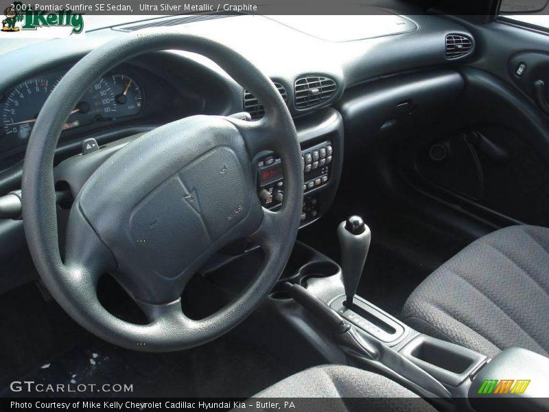 Ultra Silver Metallic / Graphite 2001 Pontiac Sunfire SE Sedan