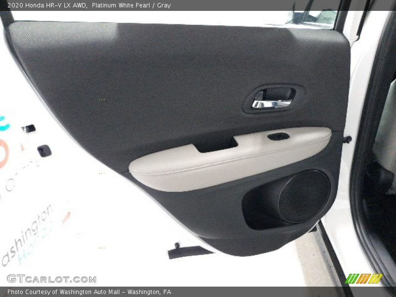 Platinum White Pearl / Gray 2020 Honda HR-V LX AWD