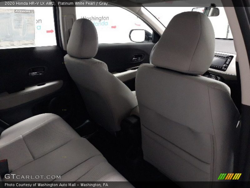 Platinum White Pearl / Gray 2020 Honda HR-V LX AWD