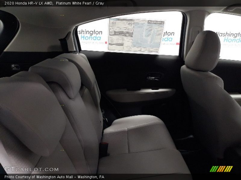 Platinum White Pearl / Gray 2020 Honda HR-V LX AWD