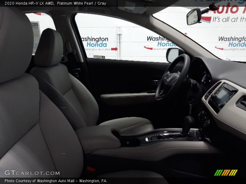 Platinum White Pearl / Gray 2020 Honda HR-V LX AWD
