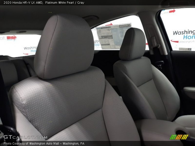 Platinum White Pearl / Gray 2020 Honda HR-V LX AWD