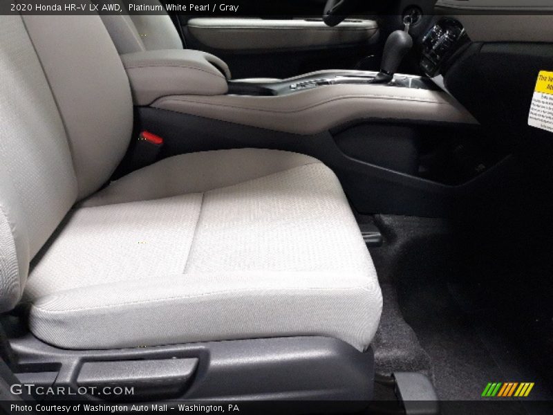 Platinum White Pearl / Gray 2020 Honda HR-V LX AWD