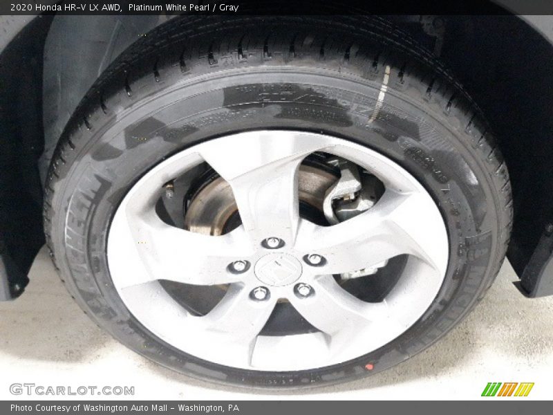 Platinum White Pearl / Gray 2020 Honda HR-V LX AWD