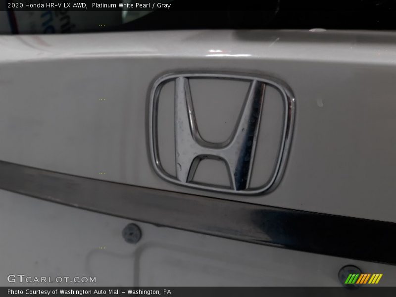 Platinum White Pearl / Gray 2020 Honda HR-V LX AWD