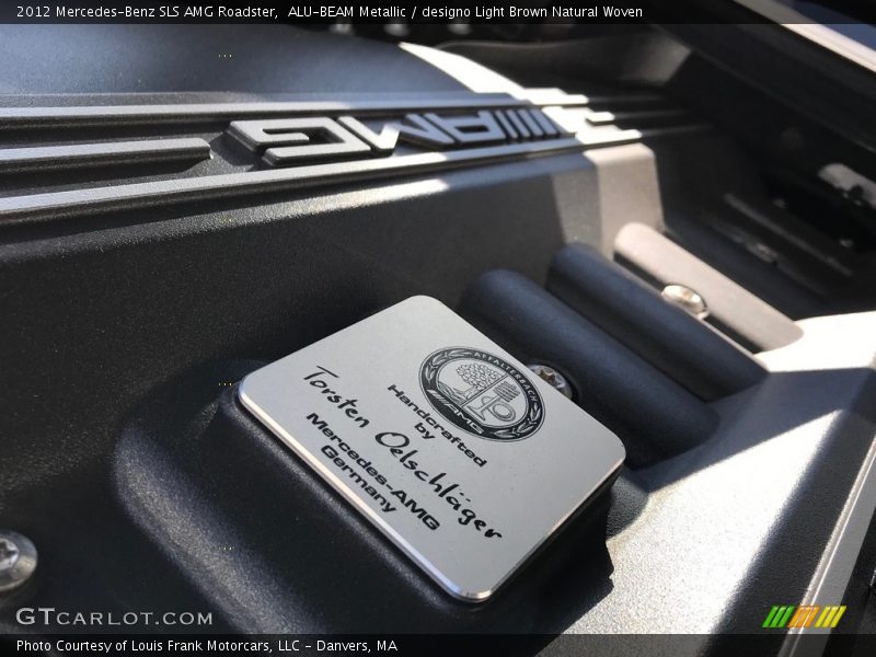 Info Tag of 2012 SLS AMG Roadster
