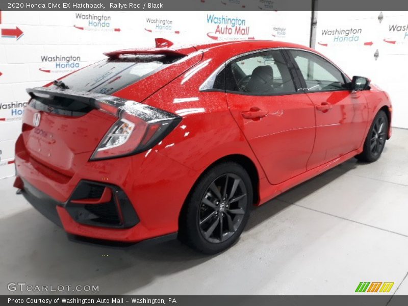 Rallye Red / Black 2020 Honda Civic EX Hatchback