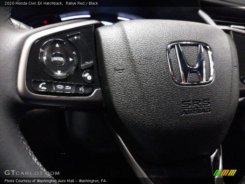 Rallye Red / Black 2020 Honda Civic EX Hatchback