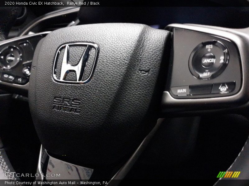 Rallye Red / Black 2020 Honda Civic EX Hatchback