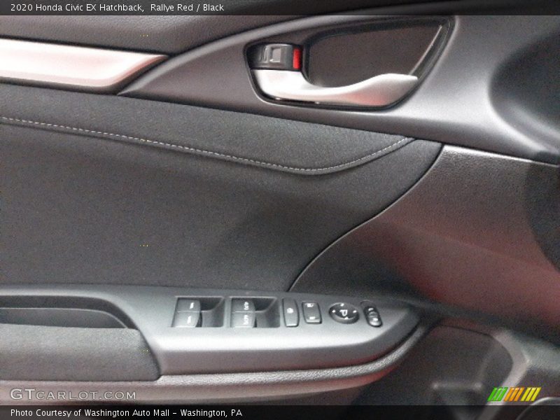 Rallye Red / Black 2020 Honda Civic EX Hatchback