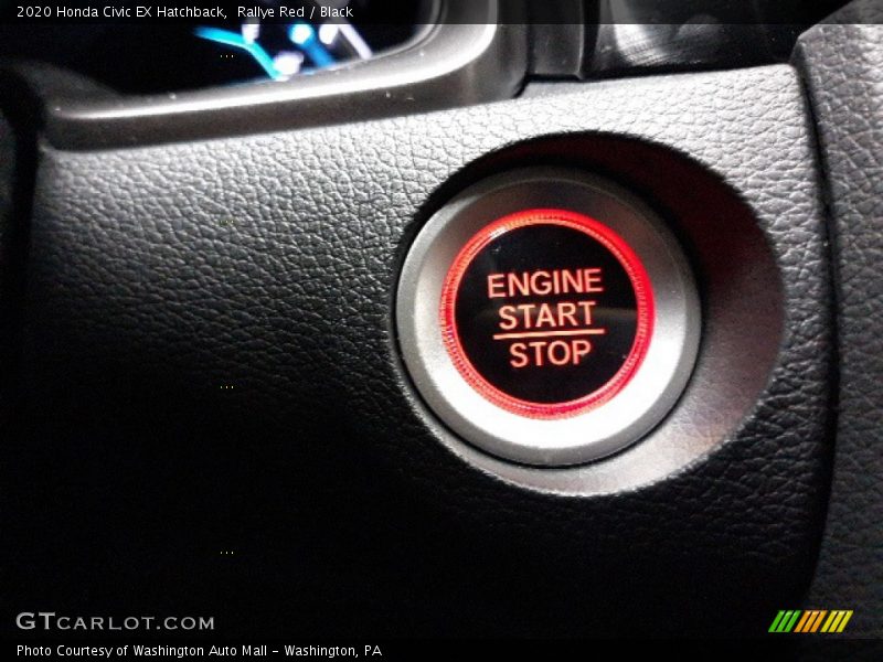 Rallye Red / Black 2020 Honda Civic EX Hatchback