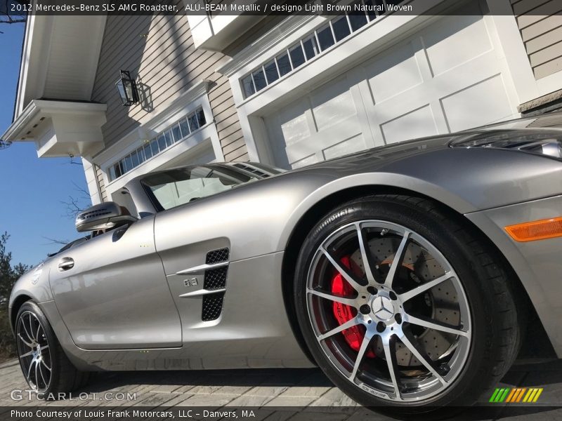 ALU-BEAM Metallic / designo Light Brown Natural Woven 2012 Mercedes-Benz SLS AMG Roadster