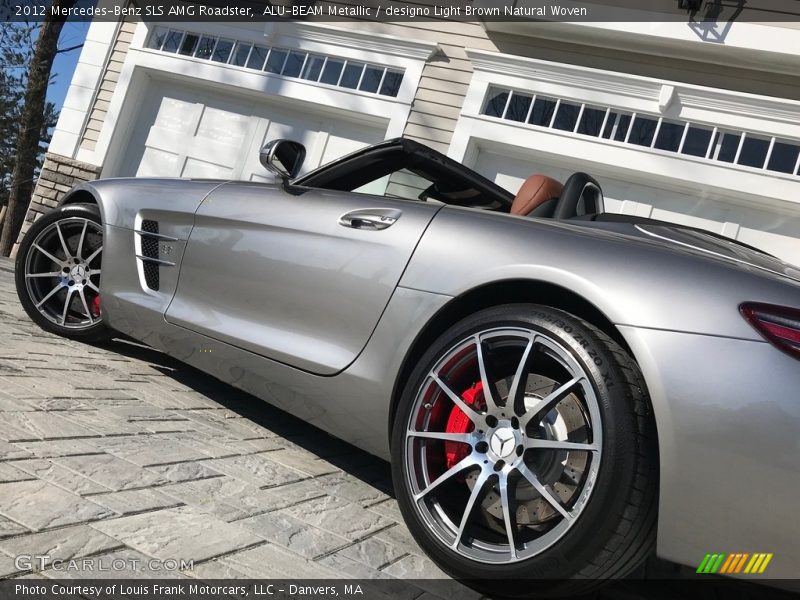 ALU-BEAM Metallic / designo Light Brown Natural Woven 2012 Mercedes-Benz SLS AMG Roadster