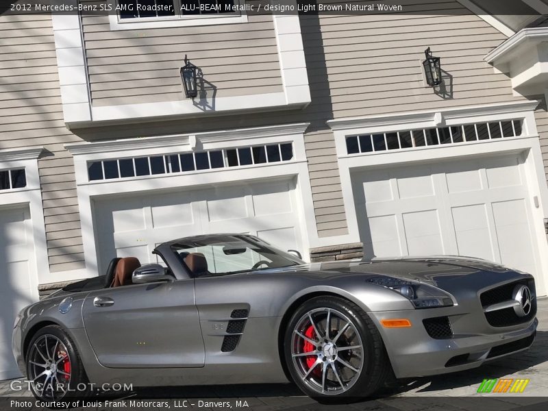 ALU-BEAM Metallic / designo Light Brown Natural Woven 2012 Mercedes-Benz SLS AMG Roadster