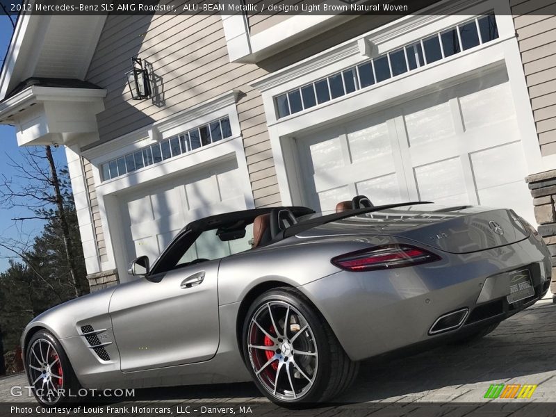 ALU-BEAM Metallic / designo Light Brown Natural Woven 2012 Mercedes-Benz SLS AMG Roadster