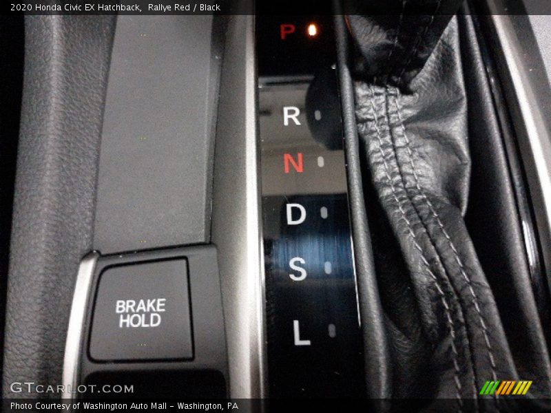 Rallye Red / Black 2020 Honda Civic EX Hatchback