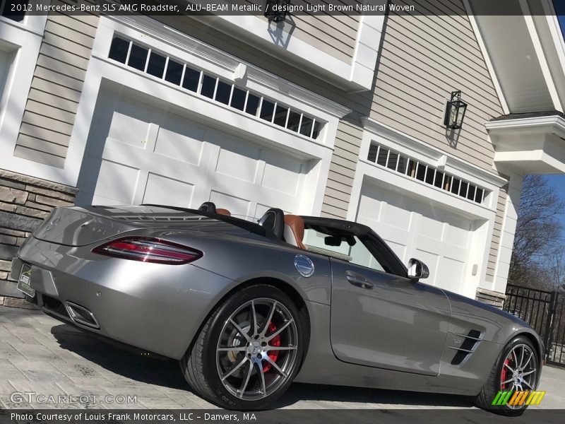 ALU-BEAM Metallic / designo Light Brown Natural Woven 2012 Mercedes-Benz SLS AMG Roadster