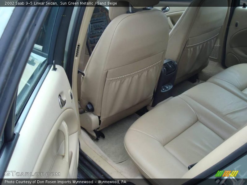 Sun Green Metallic / Sand Beige 2002 Saab 9-5 Linear Sedan