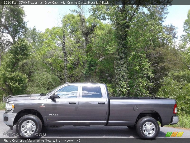 Granite Crystal Metallic / Black 2020 Ram 3500 Tradesman Crew Cab 4x4