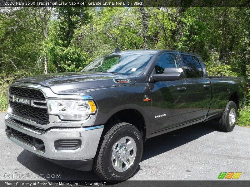 Granite Crystal Metallic / Black 2020 Ram 3500 Tradesman Crew Cab 4x4