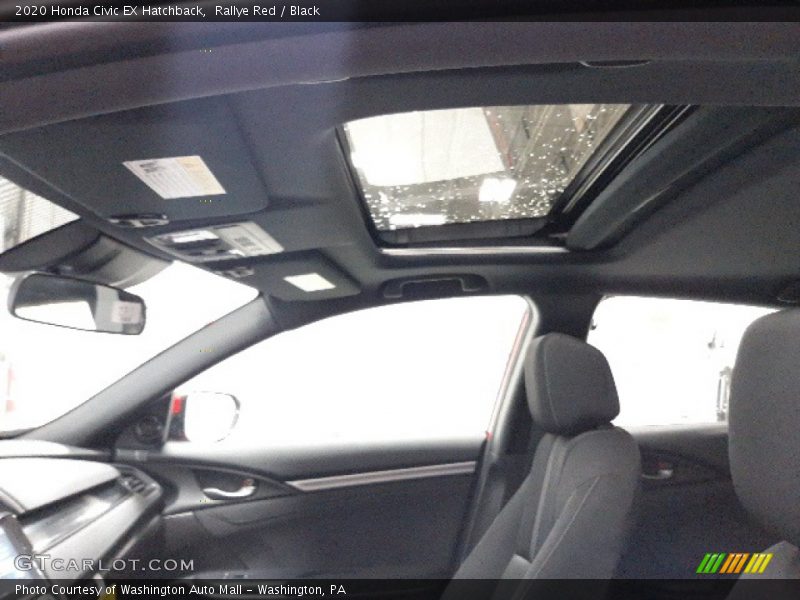 Rallye Red / Black 2020 Honda Civic EX Hatchback