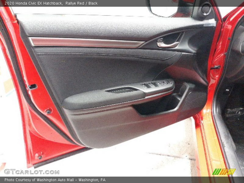 Rallye Red / Black 2020 Honda Civic EX Hatchback