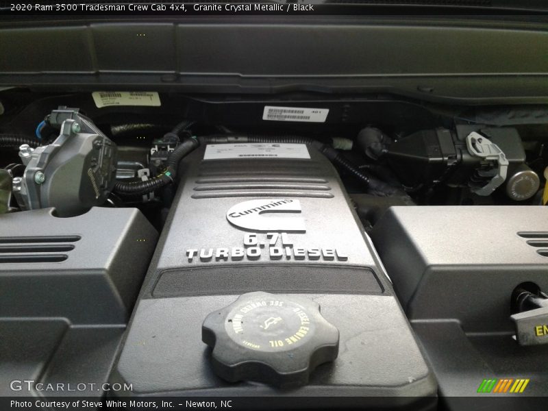 Granite Crystal Metallic / Black 2020 Ram 3500 Tradesman Crew Cab 4x4