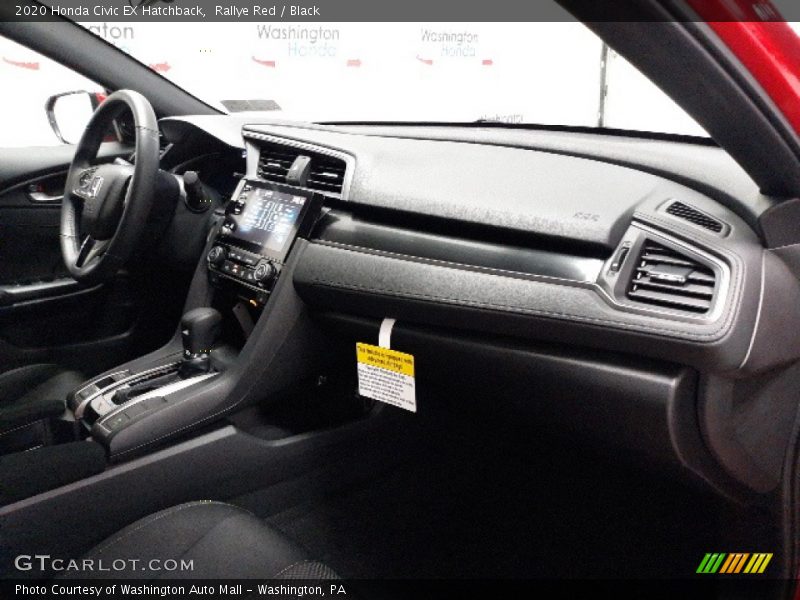 Rallye Red / Black 2020 Honda Civic EX Hatchback