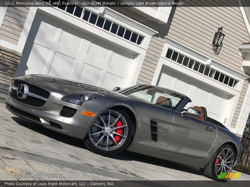 ALU-BEAM Metallic / designo Light Brown Natural Woven 2012 Mercedes-Benz SLS AMG Roadster