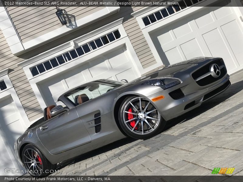 ALU-BEAM Metallic / designo Light Brown Natural Woven 2012 Mercedes-Benz SLS AMG Roadster