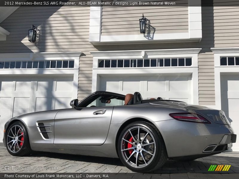 ALU-BEAM Metallic / designo Light Brown Natural Woven 2012 Mercedes-Benz SLS AMG Roadster