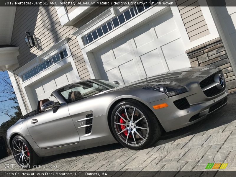 ALU-BEAM Metallic / designo Light Brown Natural Woven 2012 Mercedes-Benz SLS AMG Roadster