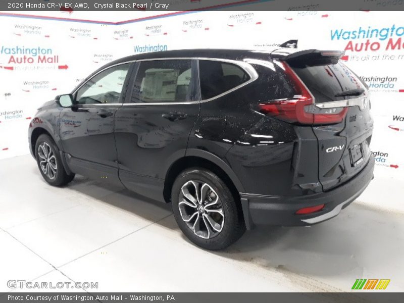 Crystal Black Pearl / Gray 2020 Honda CR-V EX AWD