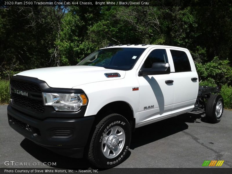 Bright White / Black/Diesel Gray 2020 Ram 2500 Tradesman Crew Cab 4x4 Chassis