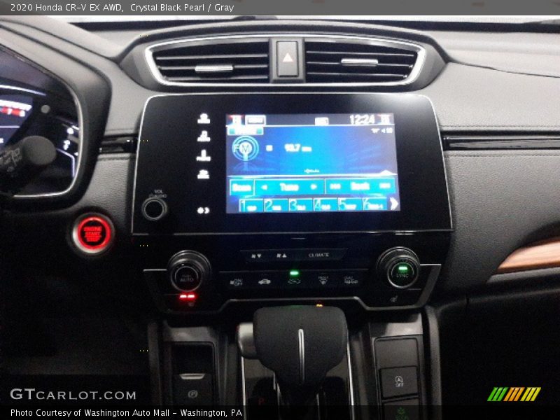 Crystal Black Pearl / Gray 2020 Honda CR-V EX AWD