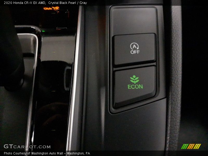 Crystal Black Pearl / Gray 2020 Honda CR-V EX AWD