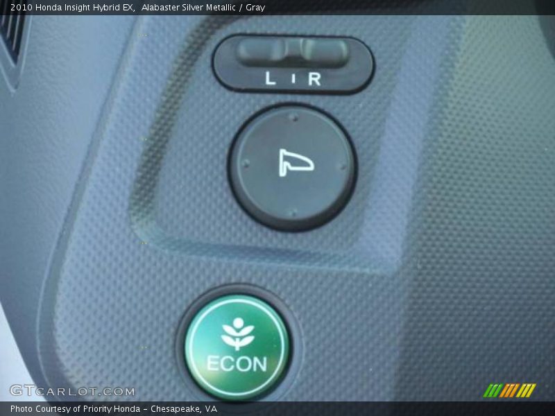Alabaster Silver Metallic / Gray 2010 Honda Insight Hybrid EX