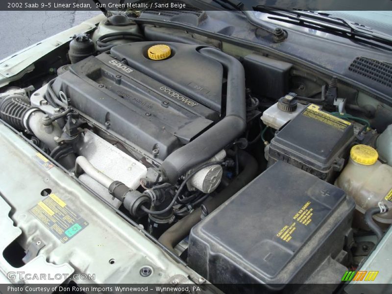 Sun Green Metallic / Sand Beige 2002 Saab 9-5 Linear Sedan