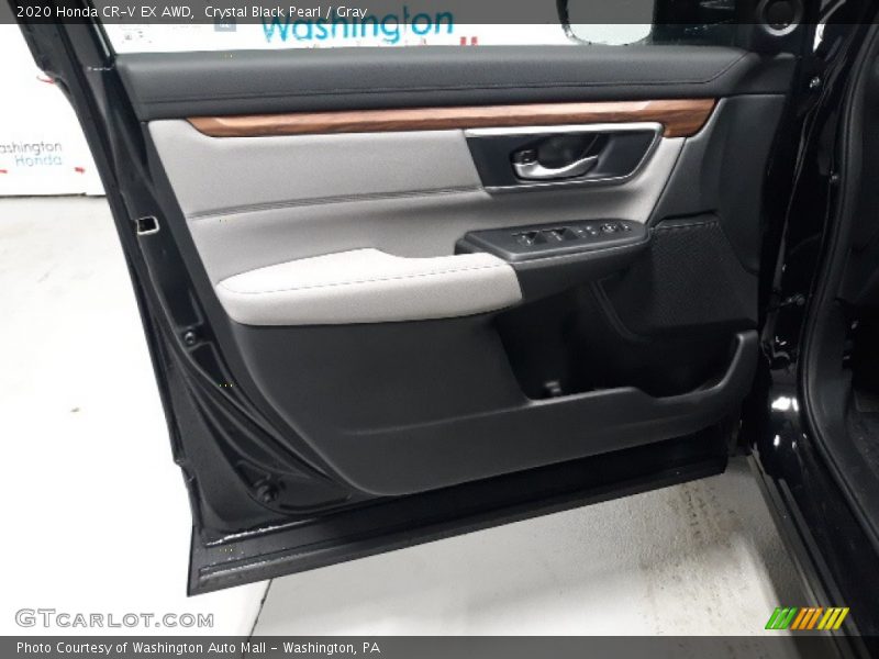 Crystal Black Pearl / Gray 2020 Honda CR-V EX AWD