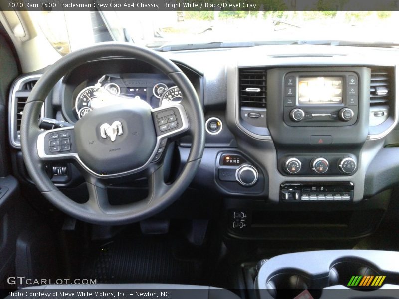 Bright White / Black/Diesel Gray 2020 Ram 2500 Tradesman Crew Cab 4x4 Chassis