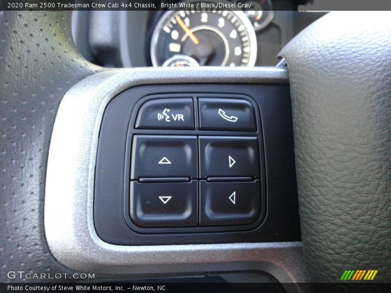 Bright White / Black/Diesel Gray 2020 Ram 2500 Tradesman Crew Cab 4x4 Chassis