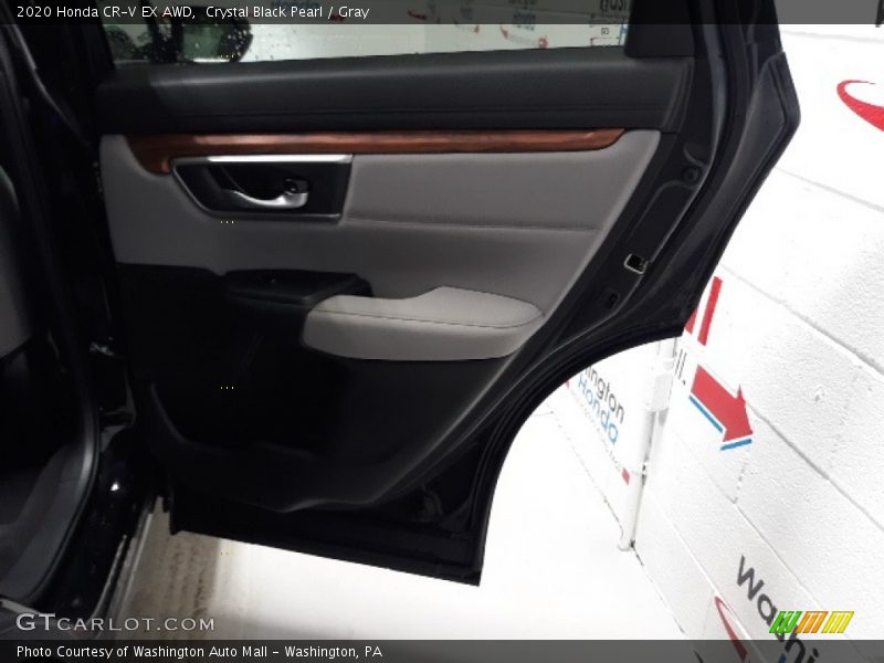 Crystal Black Pearl / Gray 2020 Honda CR-V EX AWD